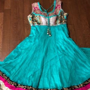 Long anarkali dress